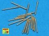Aber 1:700L-17 Set of 16 pcs 105 mm SFLAK barrels SKC/33nT used in LC/37 mount for German war ships 1/700